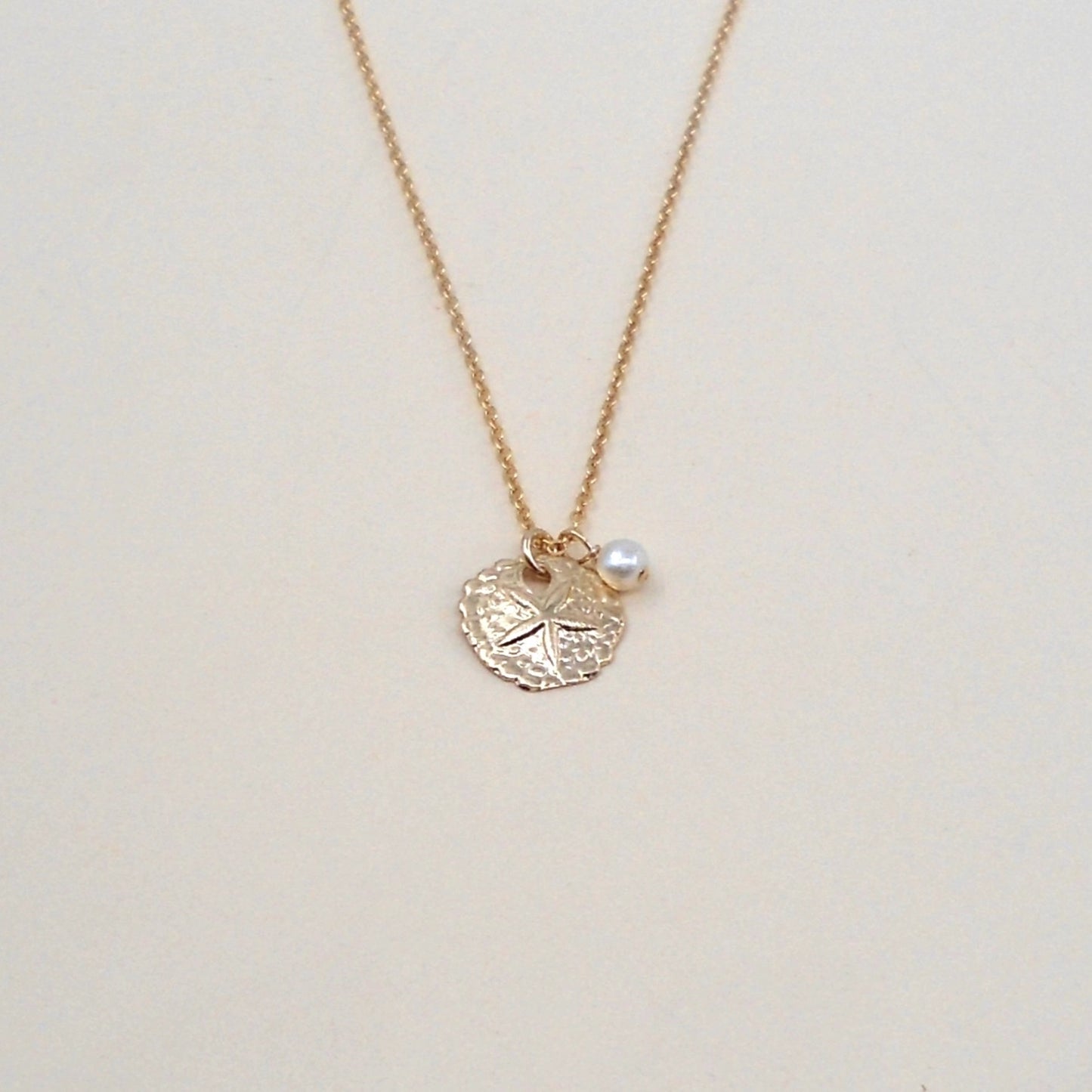 Sand Dollar & Pearl Necklace